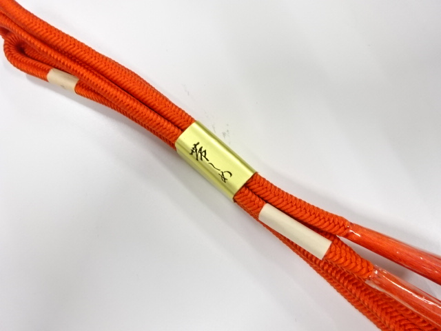 未使用品　正絹　手組帯締め